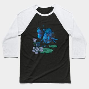 Blue fish Baseball T-Shirt